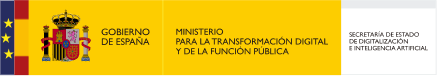Gobierno de España. Ministerio para la Transformación Digital y de la Función Pública. Secretaría de Estado de Digitalización e Inteligencia Artificial.